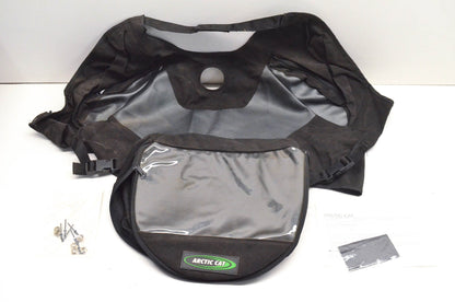 New OEM Arctic Cat 1639-708 Black Weave Vinyl Tank Bag With Pockets Kit NOS