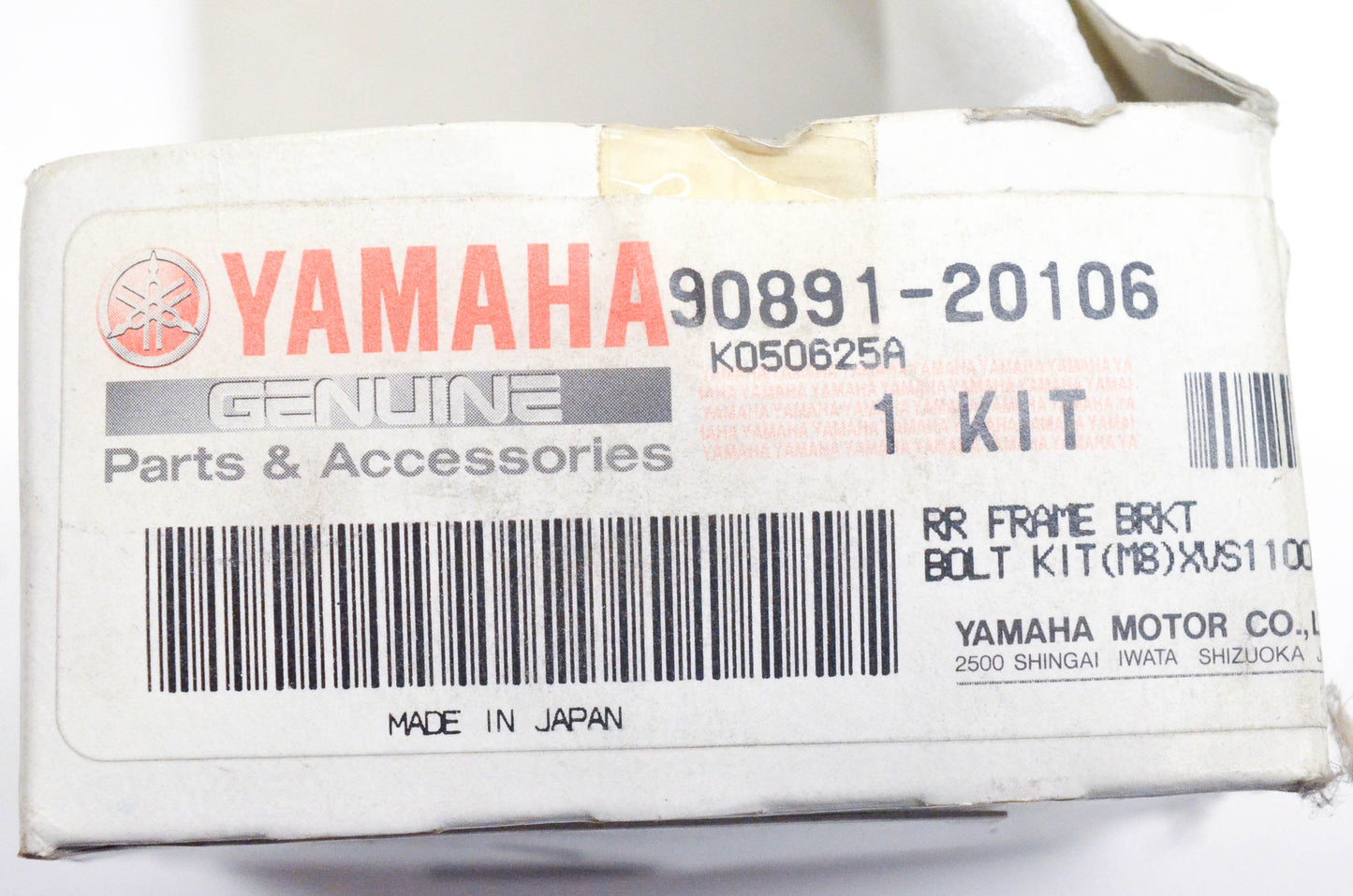 New OEM Yamaha 90891-20106-00 Frame Bracket Kit NOS