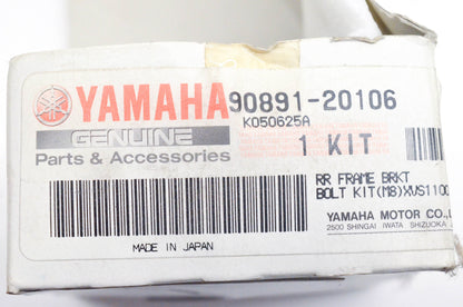 New OEM Yamaha 90891-20106-00 Frame Bracket Kit NOS