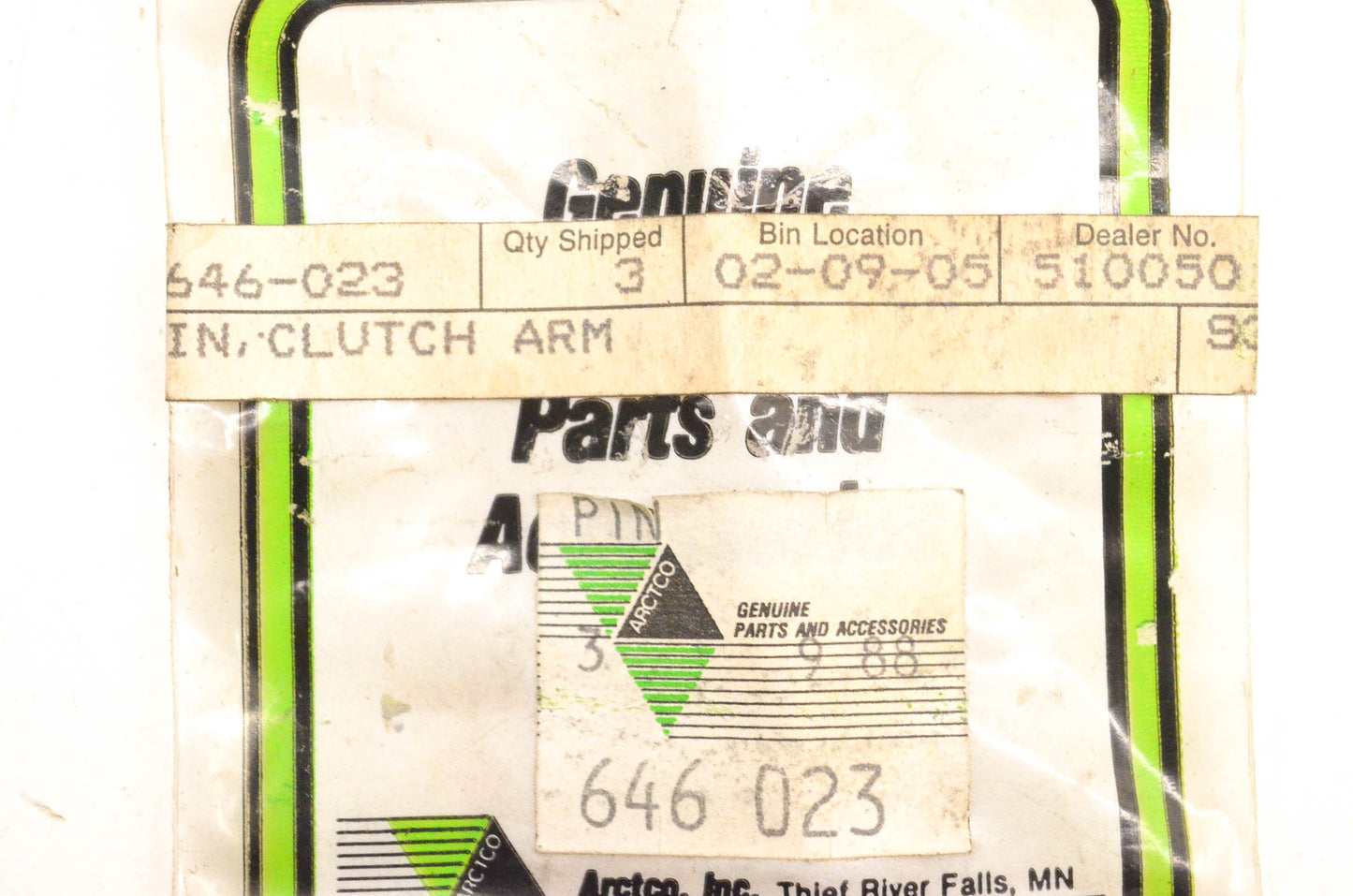 New OEM Arctic Cat 0646-023 Clutch Pins Qty 3 NOS