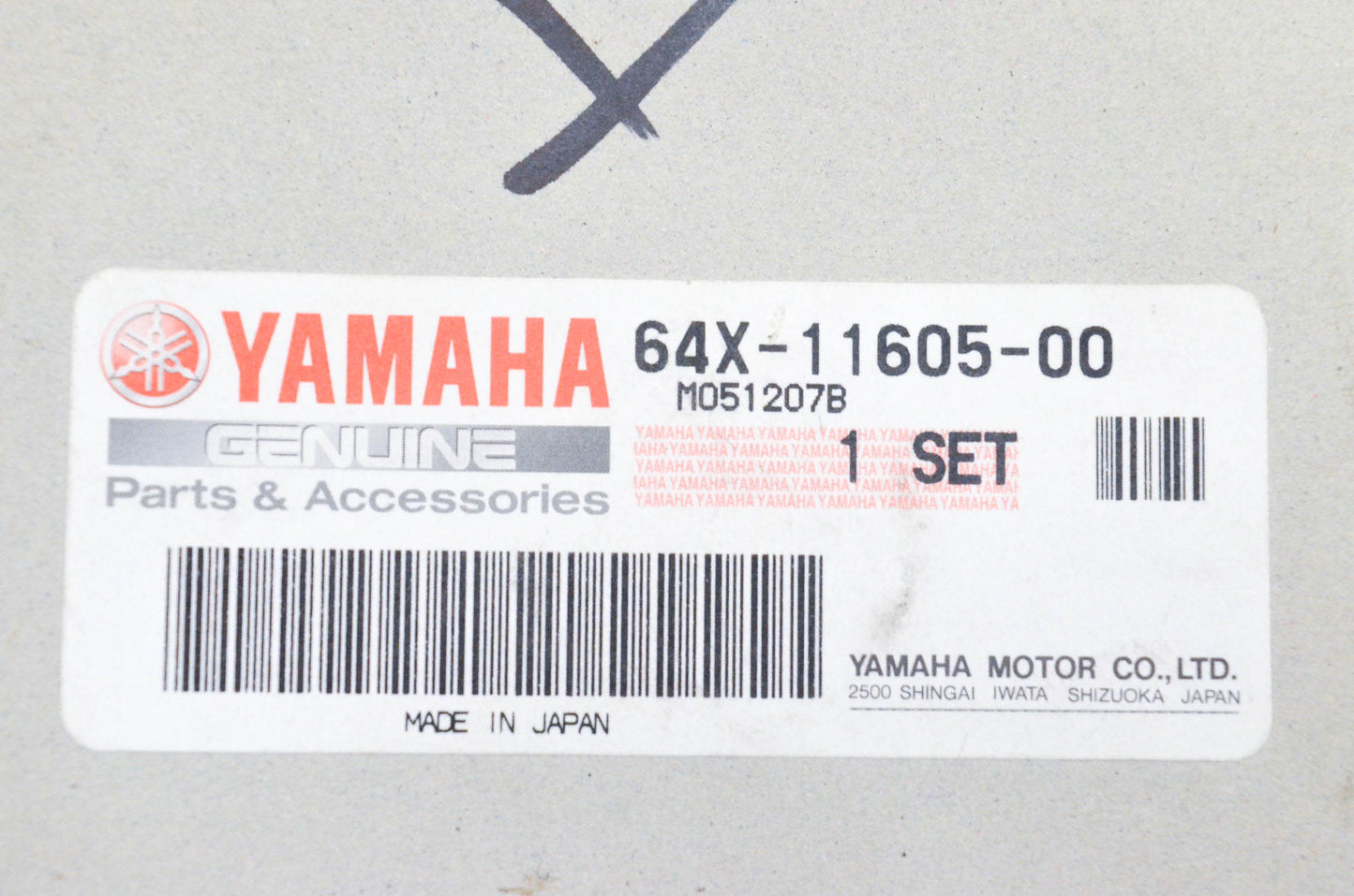 New OEM Yamaha 64X-11605-00-00 Piston Ring Kit NOS
