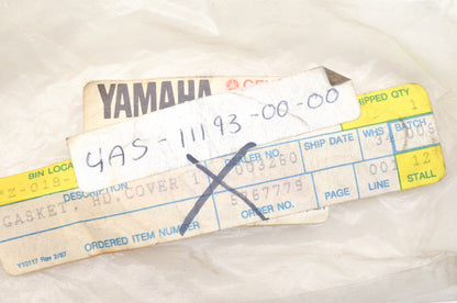 New OEM Yamaha 4AS-11193-00-00 Head Cover Gasket NOS