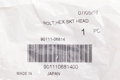 New OEM Yamaha 90111-06814-00 Hex Socket Head Bolt NOS