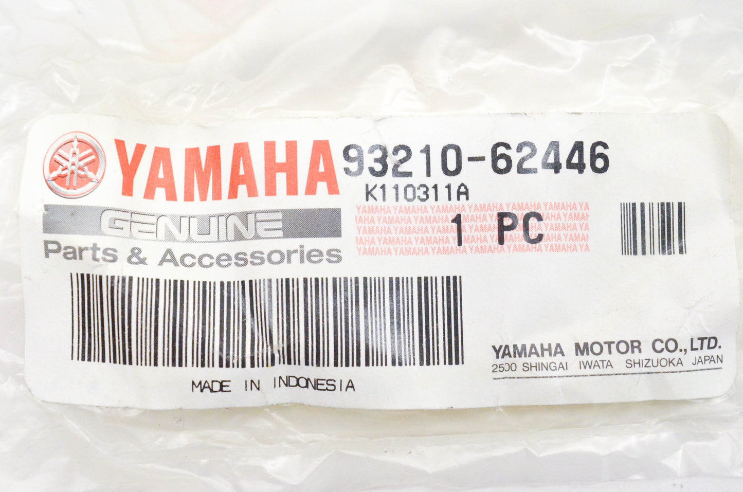 New OEM Yamaha 93210-62446-00 O Ring NOS
