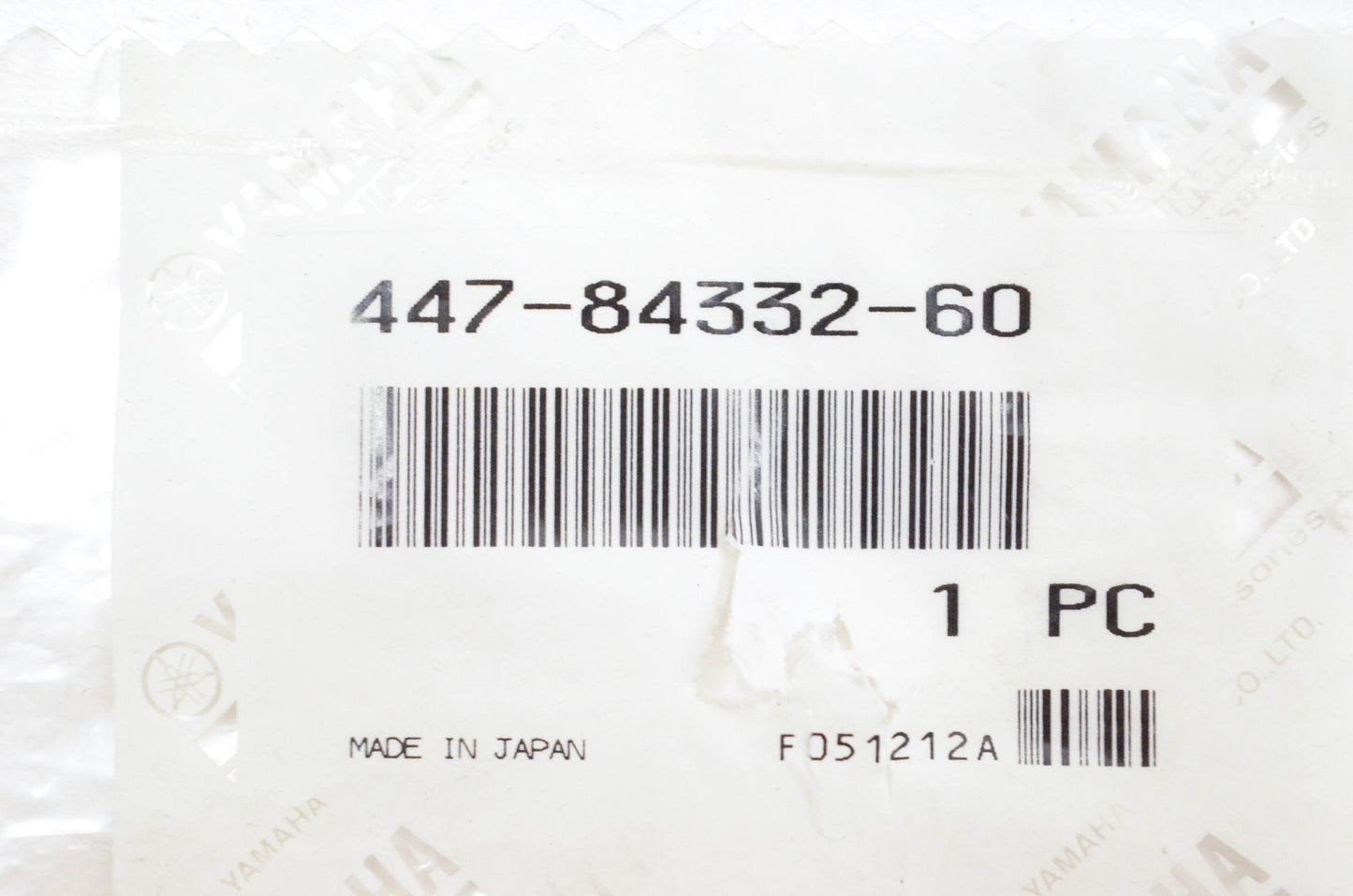 New OEM Yamaha 447-84332-60-00 Spring NOS