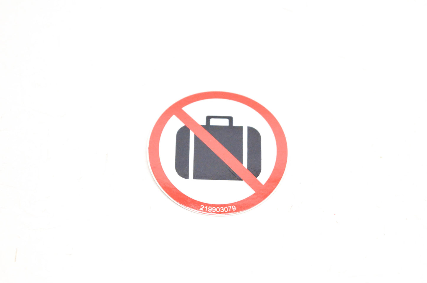 Aftermarket 219903079 No Luggage Decal NOS