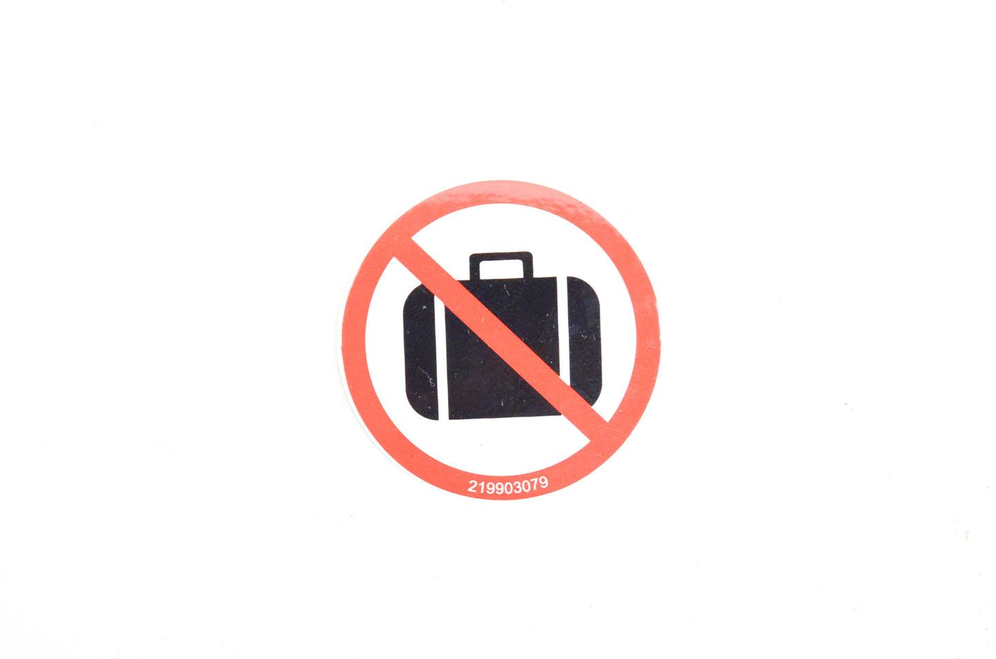 Aftermarket 219903079 No Luggage Decal NOS