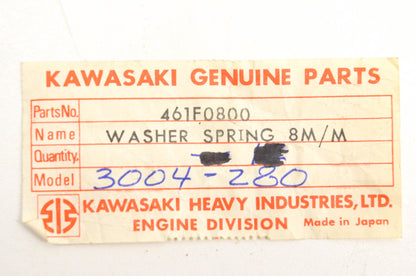New OEM Kawasaki 461F0800 Spring Washers Qty 3 NOS