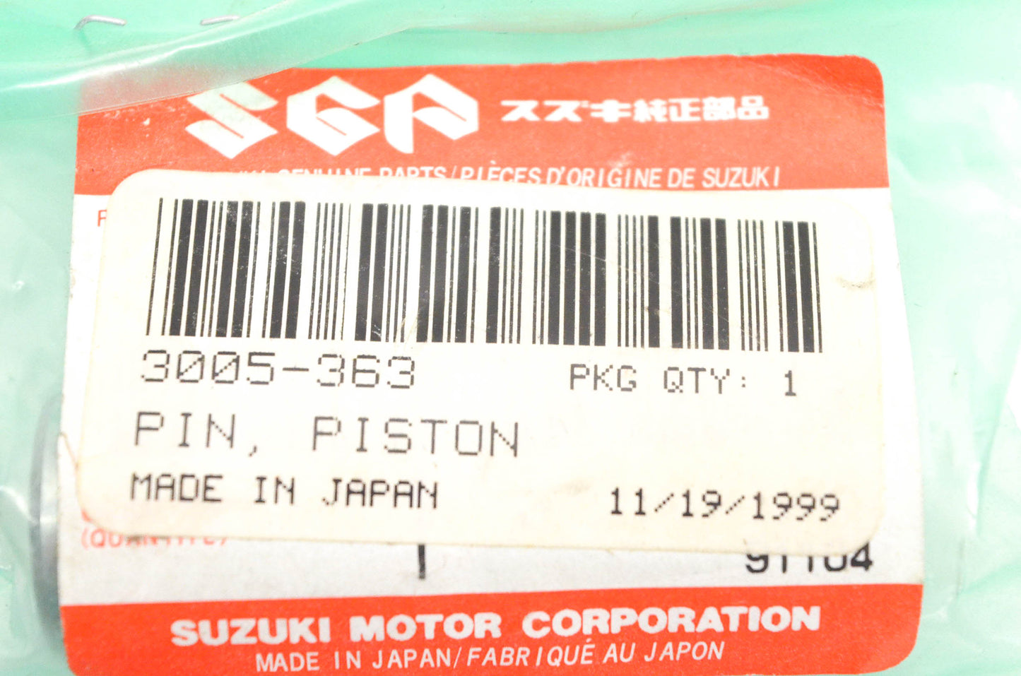 New OEM Arctic Cat 3005-363 Piston Pin NOS