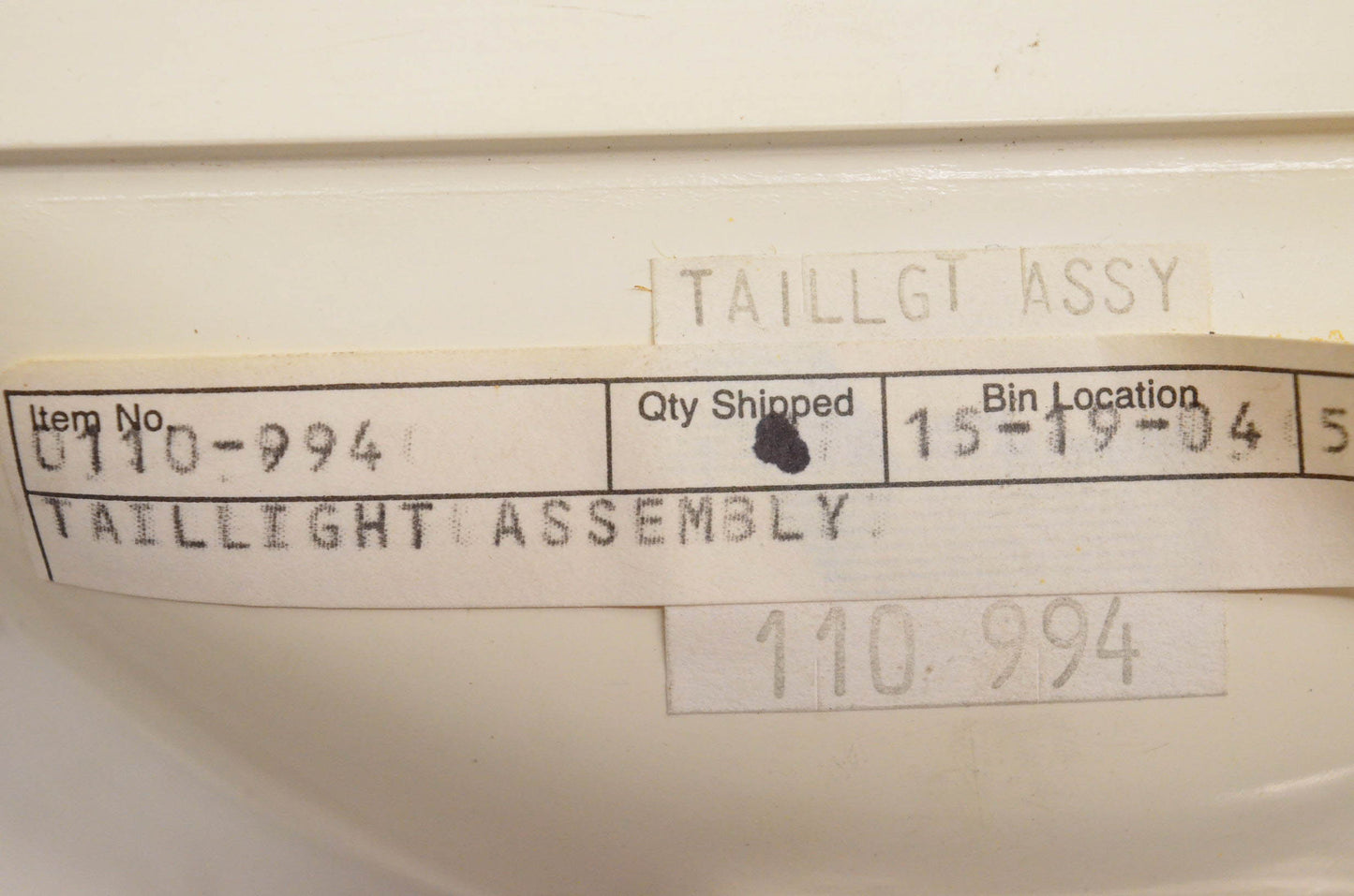 New OEM Arctic Cat 0110-994 Taillight Assembly NOS