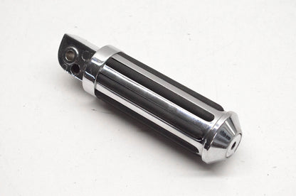 New OEM Yamaha Chrome Replacement Footpeg With Rubber Insert NOS