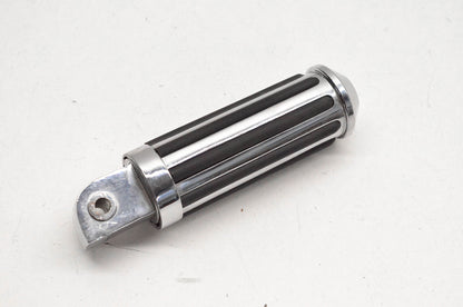New OEM Yamaha Chrome Replacement Footpeg With Rubber Insert NOS