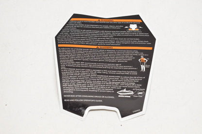 Aftermarket 219904030 Security Warning Label NOS
