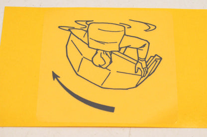 New OEM Yamaha EU0-64188-00-00 Righting Label NOS