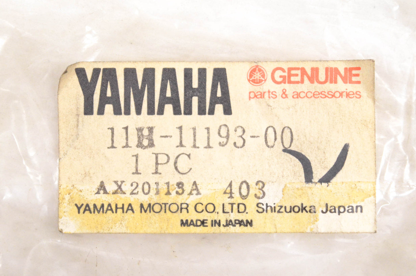 New OEM Yamaha 11H-11193-00-00 Cylinder Head Cover Gasket NOS