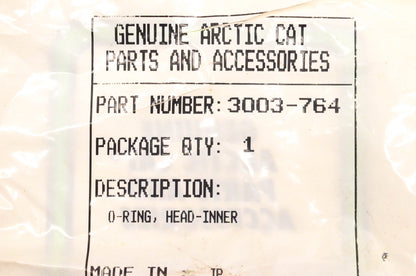 New OEM Arctic Cat 3003-764 Inner Head O Ring NOS