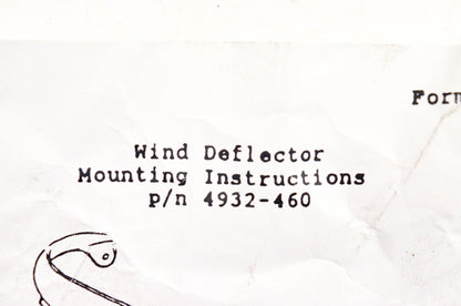 New OEM Arctic Cat 4932-460 Wind Deflector Kit NOS