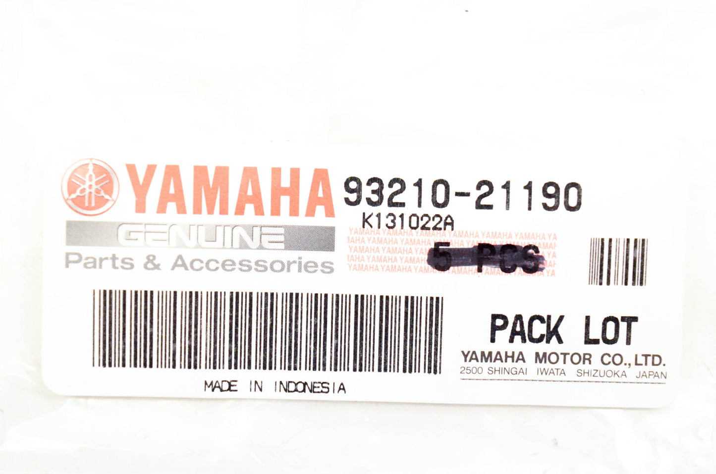 New OEM Yamaha 93210-21190-00, 93210-21190 O Rings Qty 3 NOS