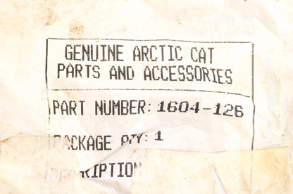 New OEM Arctic Cat 1604-126 Flanged Axle NOS
