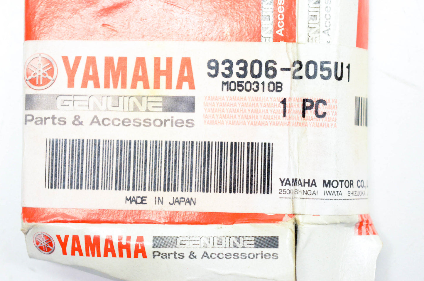 New OEM Yamaha 93306-205U1-00 Bearing NOS