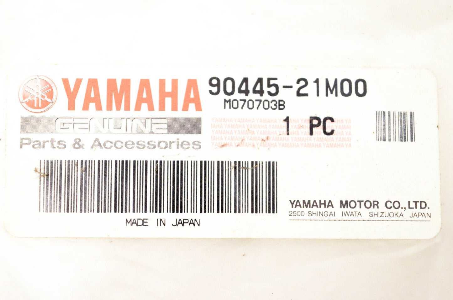 New OEM Yamaha 90445-21M00-00 Hose L1390 NOS