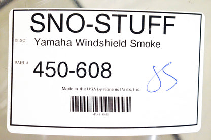 Sno-Stuff 450-608 Yamaha Smoke Windscreen NOS