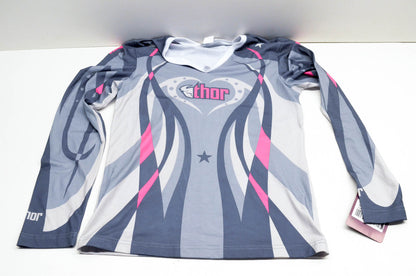 Thor 3070-0275 Pink Medium Girls Pajama Long Sleeve Top & Bottom NOS