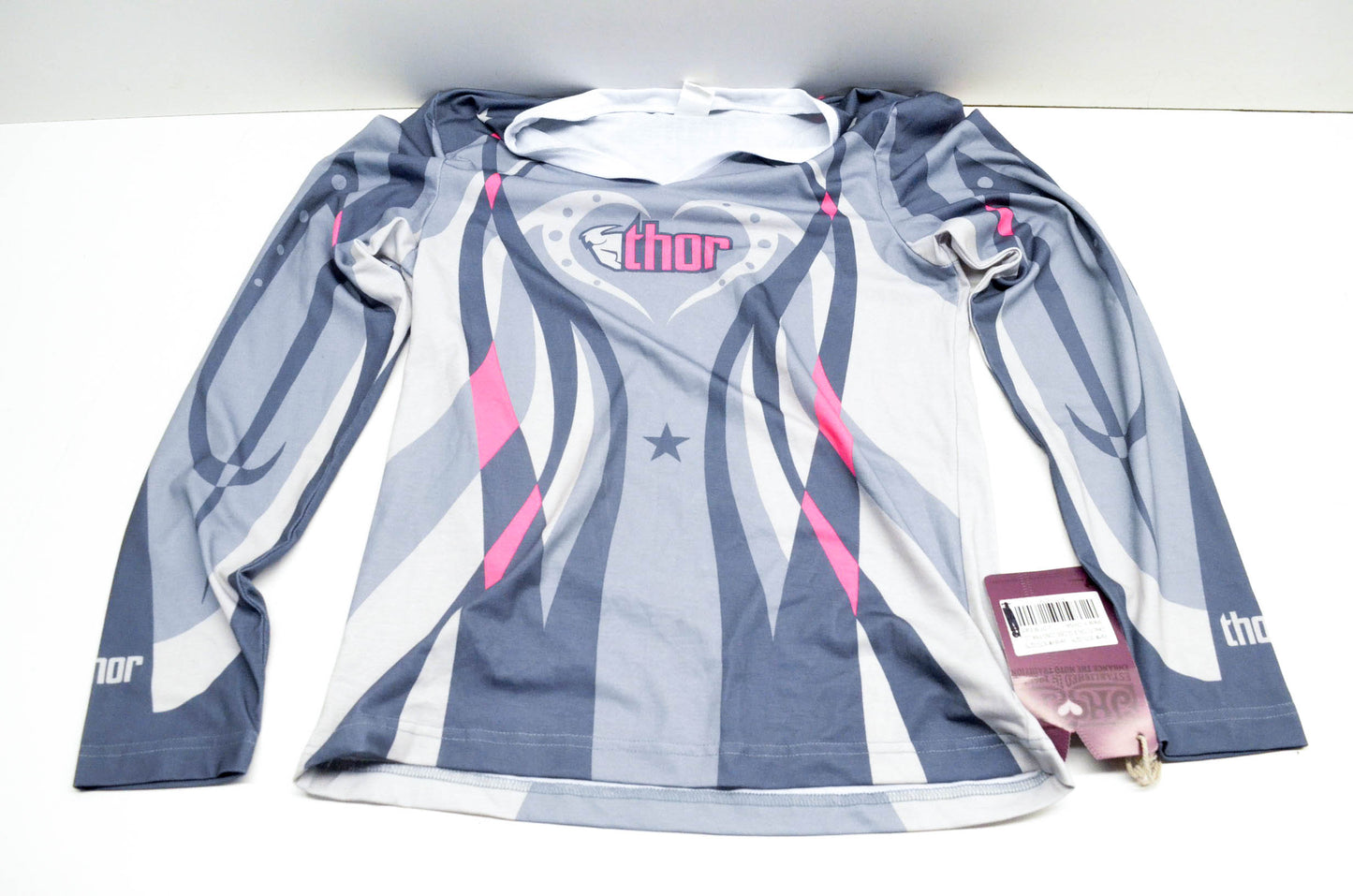 Thor 3070-0276 Pink Large Girls Pajama Long Sleeve Top & Bottom NOS
