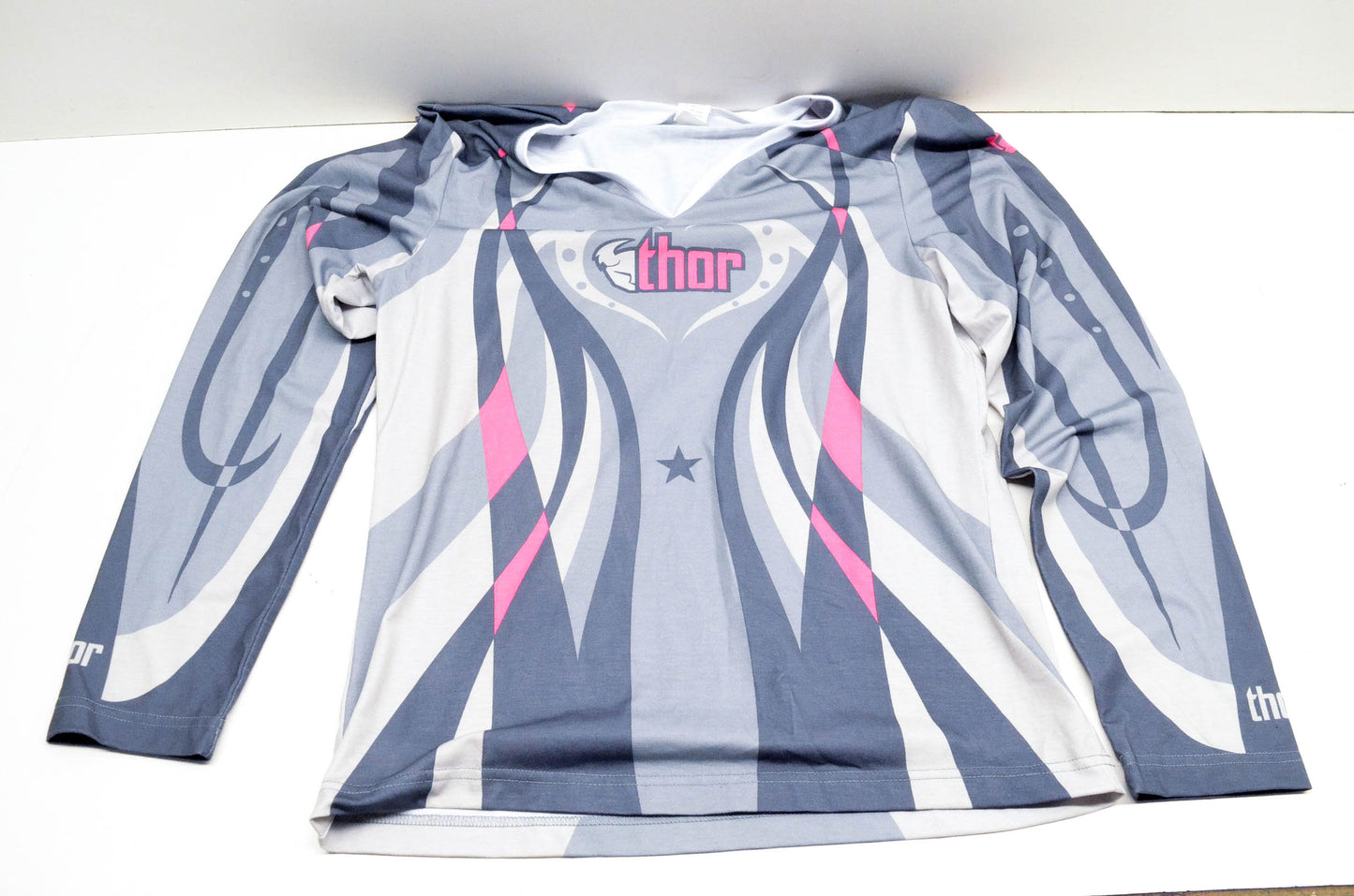 Thor ZC012-7 Pink XLarge Girls Pajama Long Sleeve Top & Bottom NOS