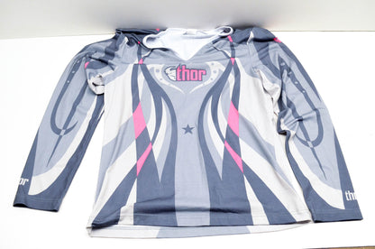 Thor ZC012-7 Pink XLarge Girls Pajama Long Sleeve Top & Bottom NOS