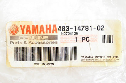 New OEM Yamaha 483-14781-02-00 Muffler Stay Bracket NOS