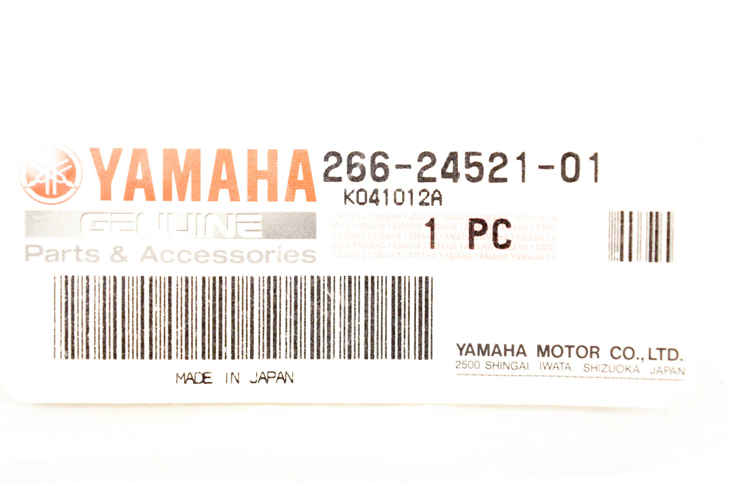 New OEM Yamaha 266-24521-01-00 Filter Cup NOS