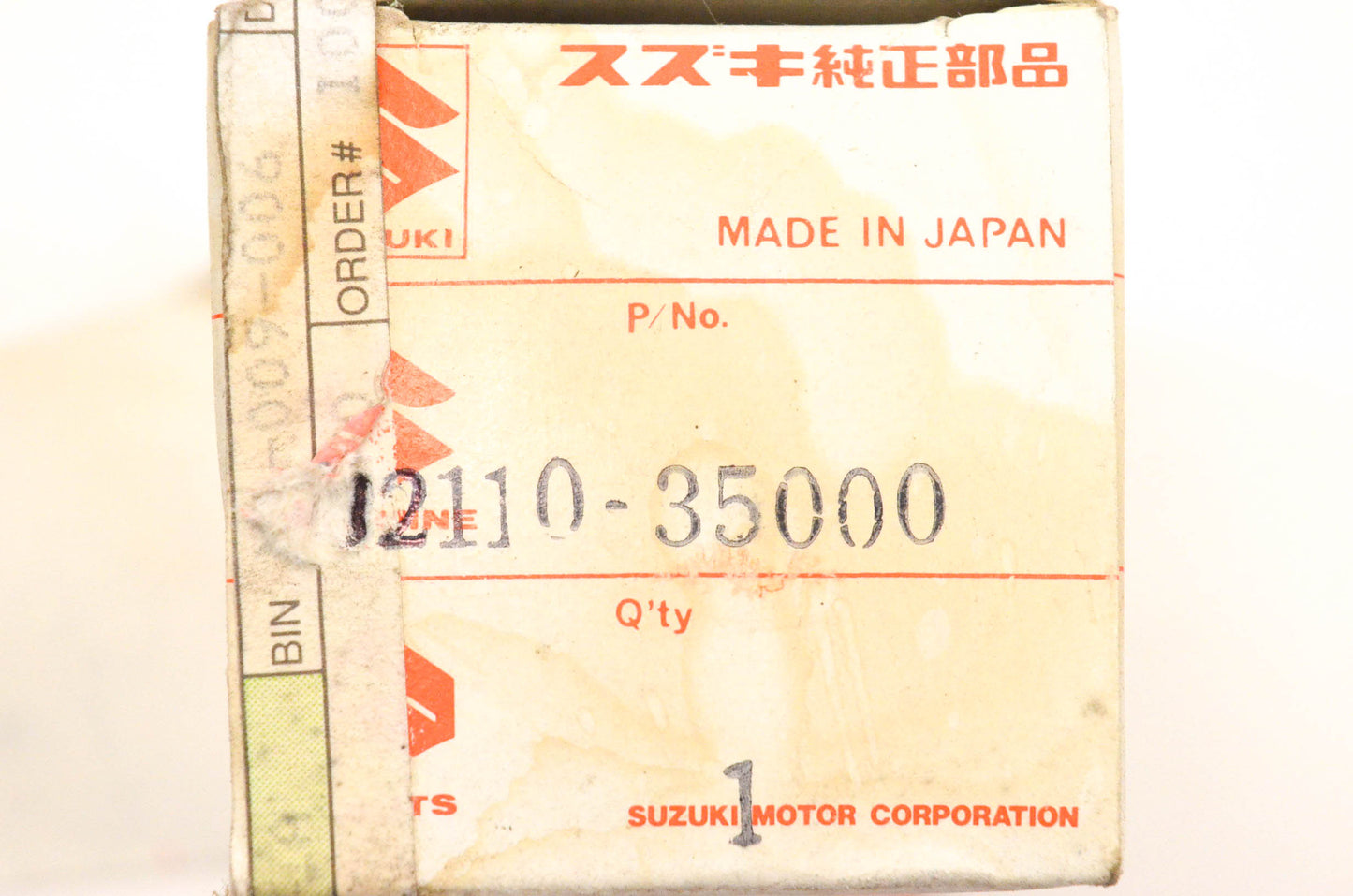 New OEM Suzuki 12110-35000 Piston NOS