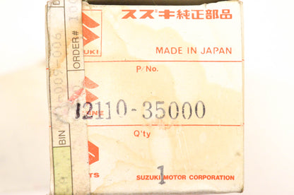 New OEM Suzuki 12110-35000 Piston NOS