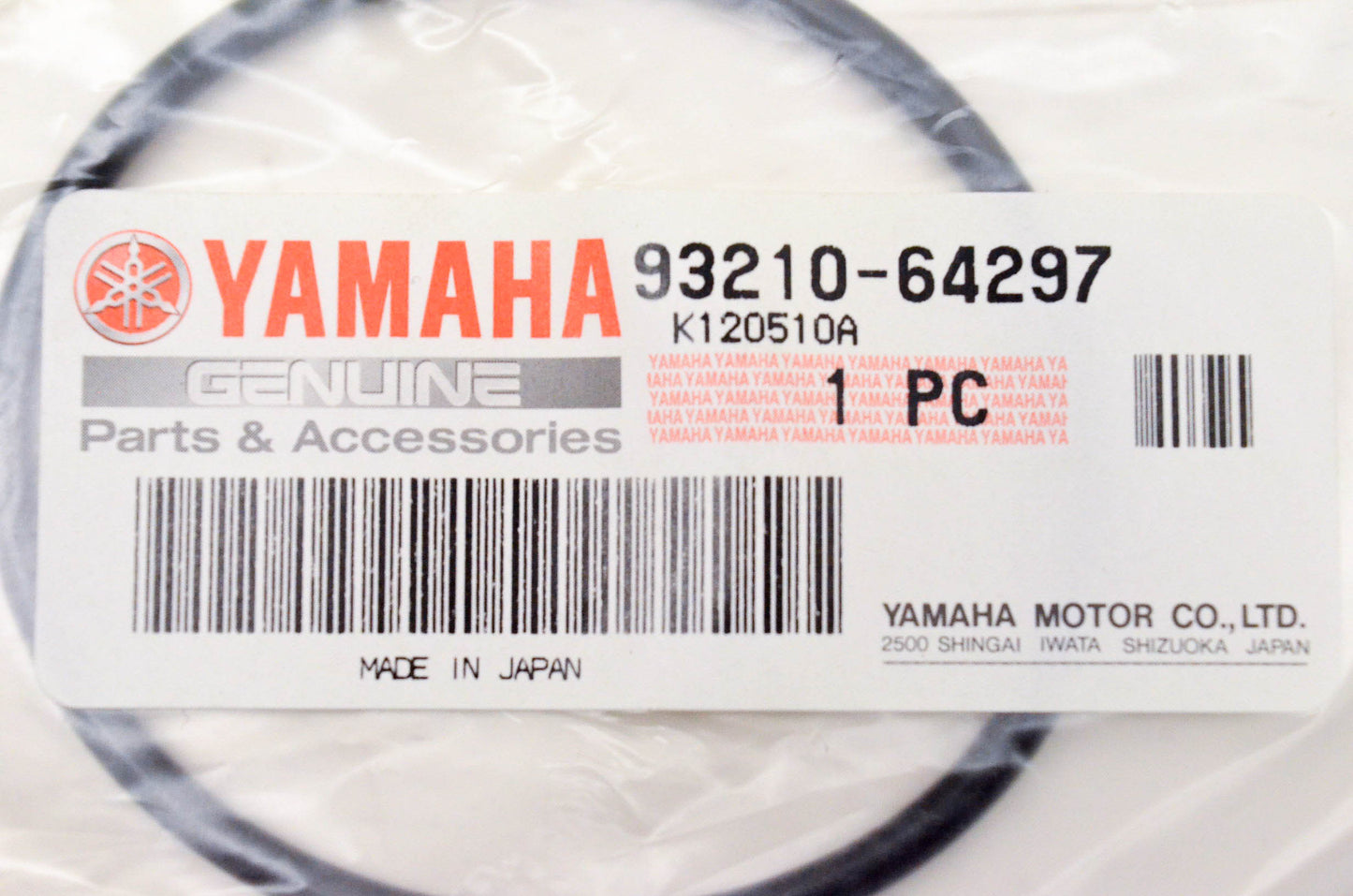 New OEM Yamaha 93210-64297-00 O Ring NOS