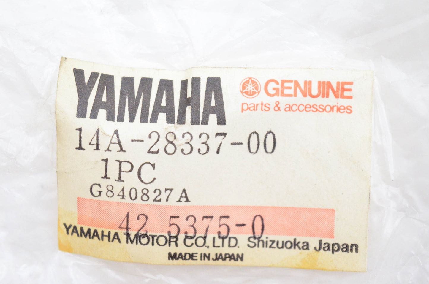 New OEM Yamaha 14A-28337-00-00 Flasher Holder NOS