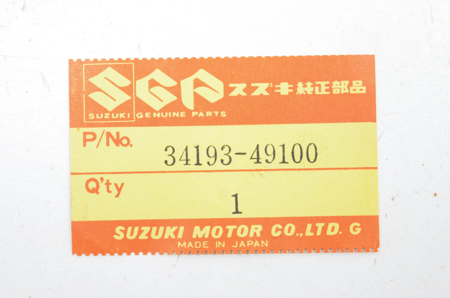 New OEM Suzuki 34193-49100 Chrome Gauge Back Cover NOS