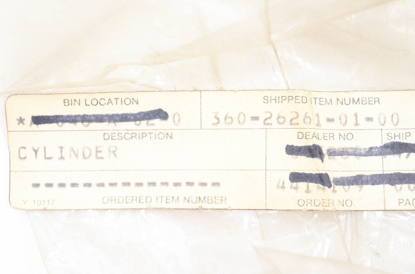 New OEM Yamaha 360-26261-01-00 Cable Connector NOS