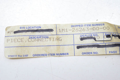 New OEM Yamaha 1M1-26263-00-00 Connecting Piece NOS