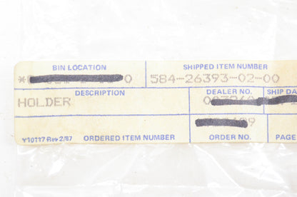 New OEM Yamaha 584-26393-02-00 Cable Guide Holder NOS