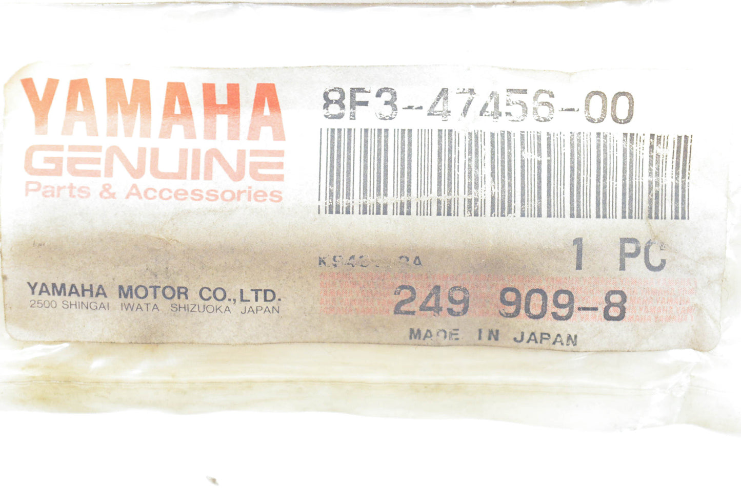 New OEM Yamaha 8F3-47456-00-00 Damper NOS