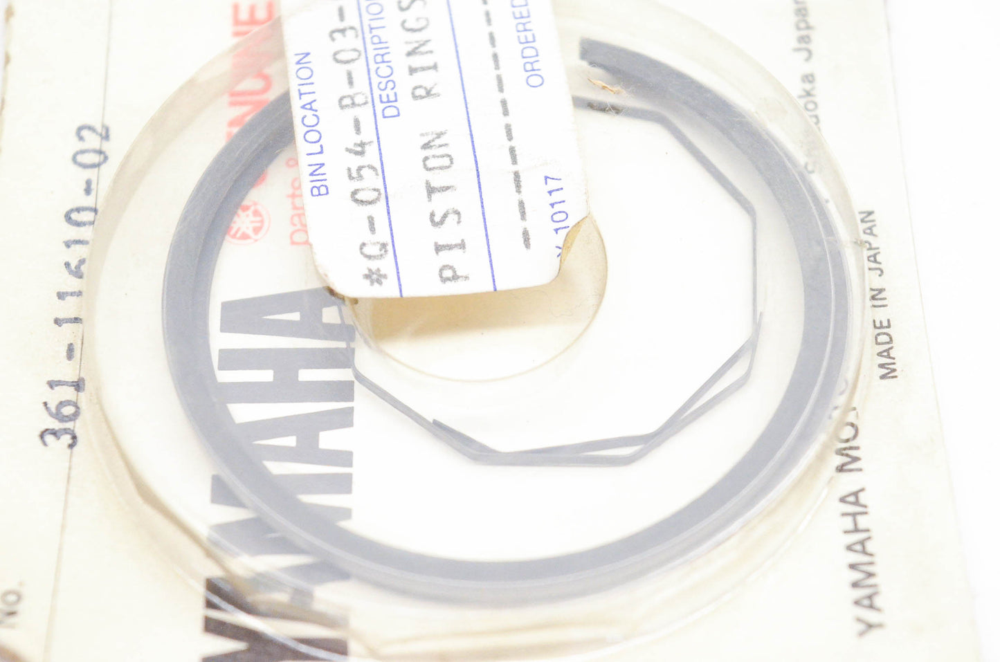 New OEM Yamaha 361-11610-02-00 Piston Ring Kit Std NOS