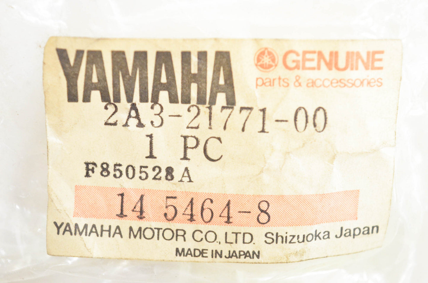 New OEM Yamaha 2A3-21771-00-00 Oil Tank Cap NOS