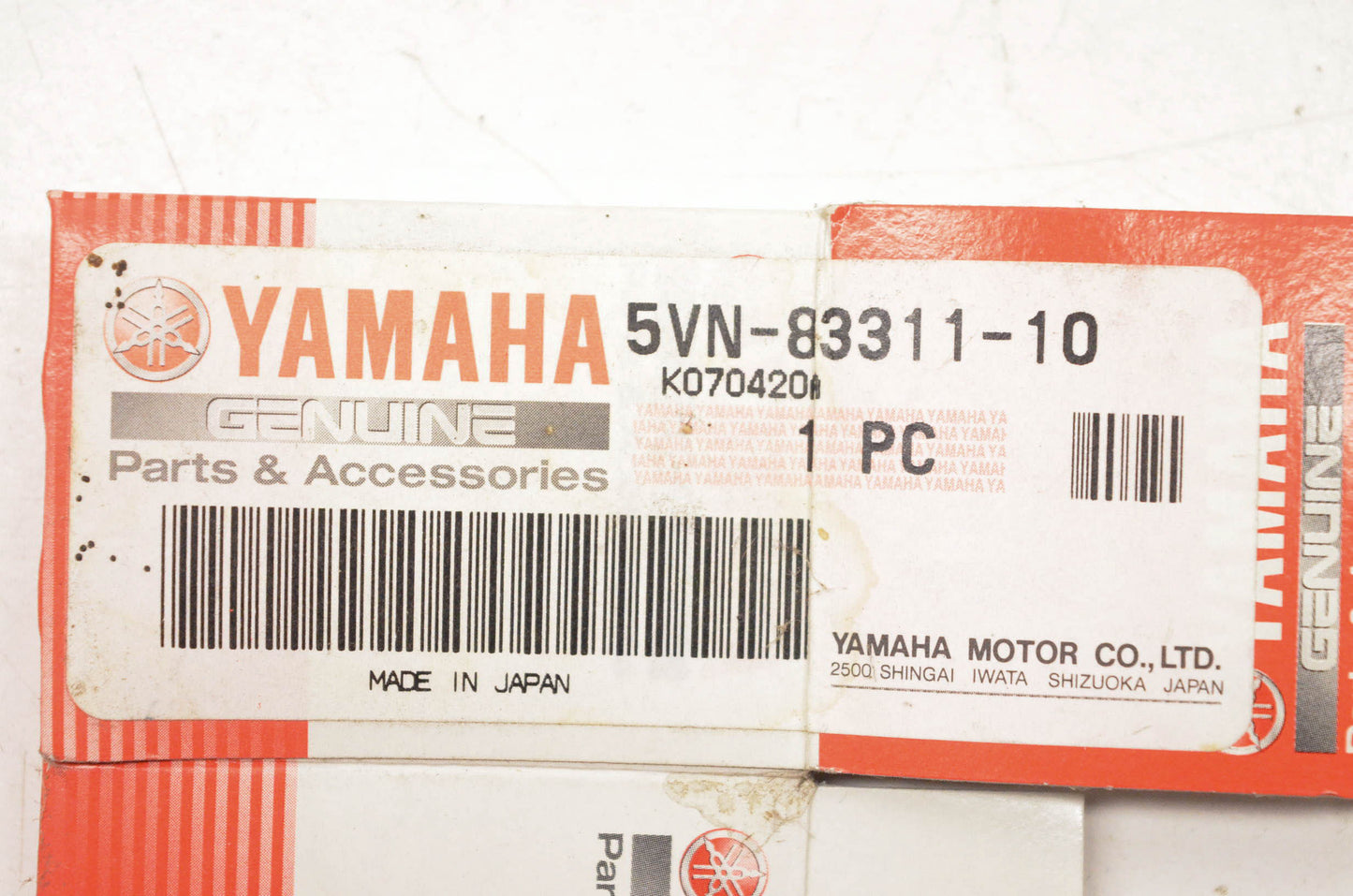 New OEM Yamaha 5VN-83311-10-00 Amber Flasher Bulb 12v/21w NOS