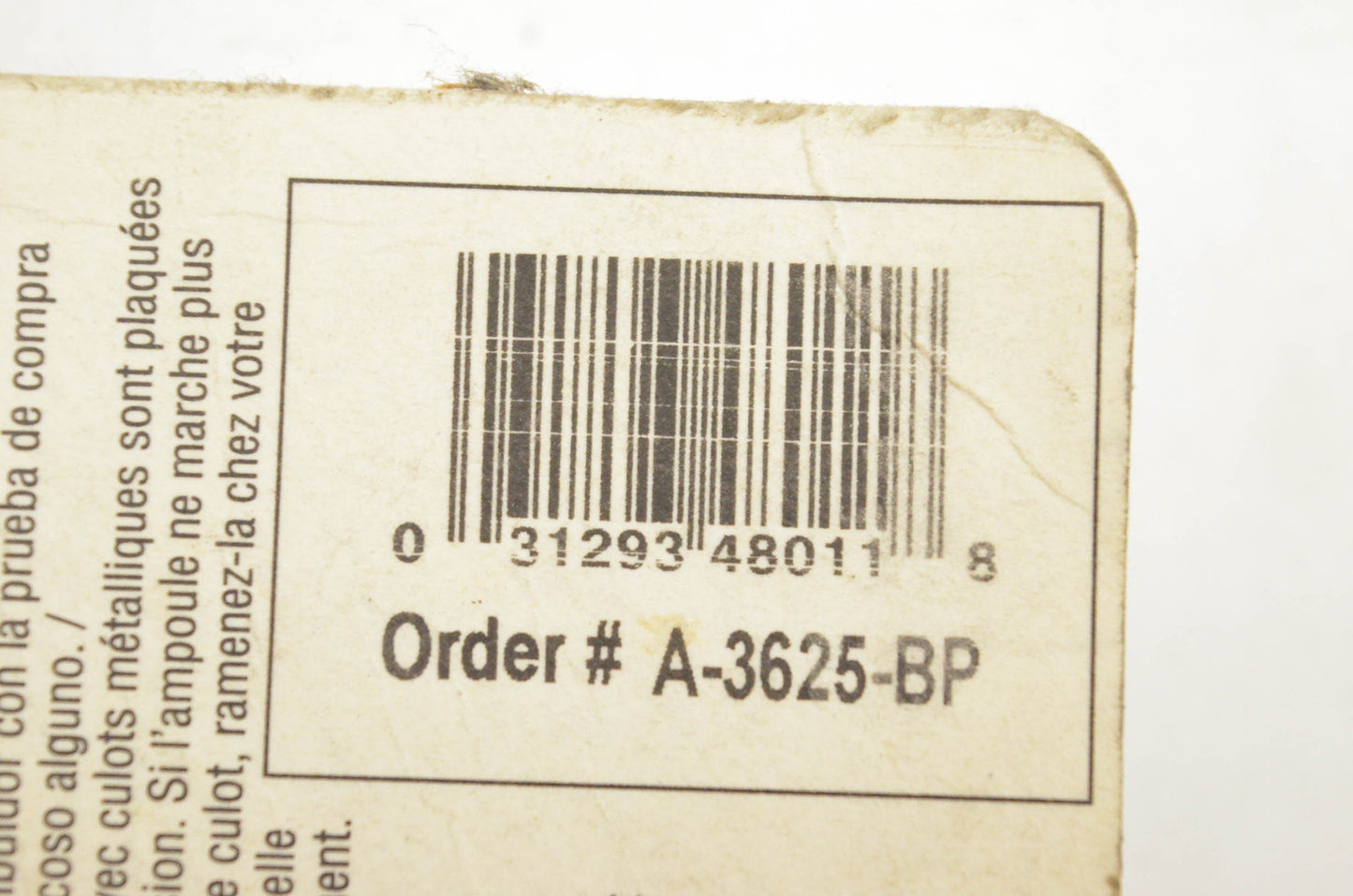 Eiko A-3625-BP Headlamp Bulbs 6v25/25w Qty 2 NOS