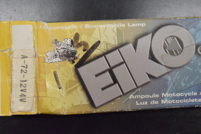 Eiko A-72 Replacement 12v 4w Bulbs Qty 5 NOS