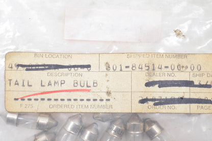 New OEM Yamaha 801-84514-00-00 Taillight 6v 2w Bulb NOS
