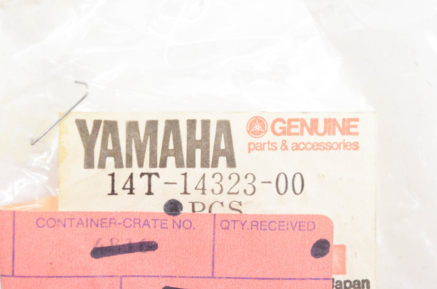 New OEM Yamaha 14T-14323-00-00 Adjuster Screw NOS