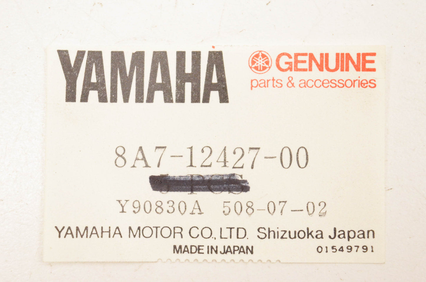 New OEM Yamaha 8A7-12427-00-00 Housing Cover Gasket NOS