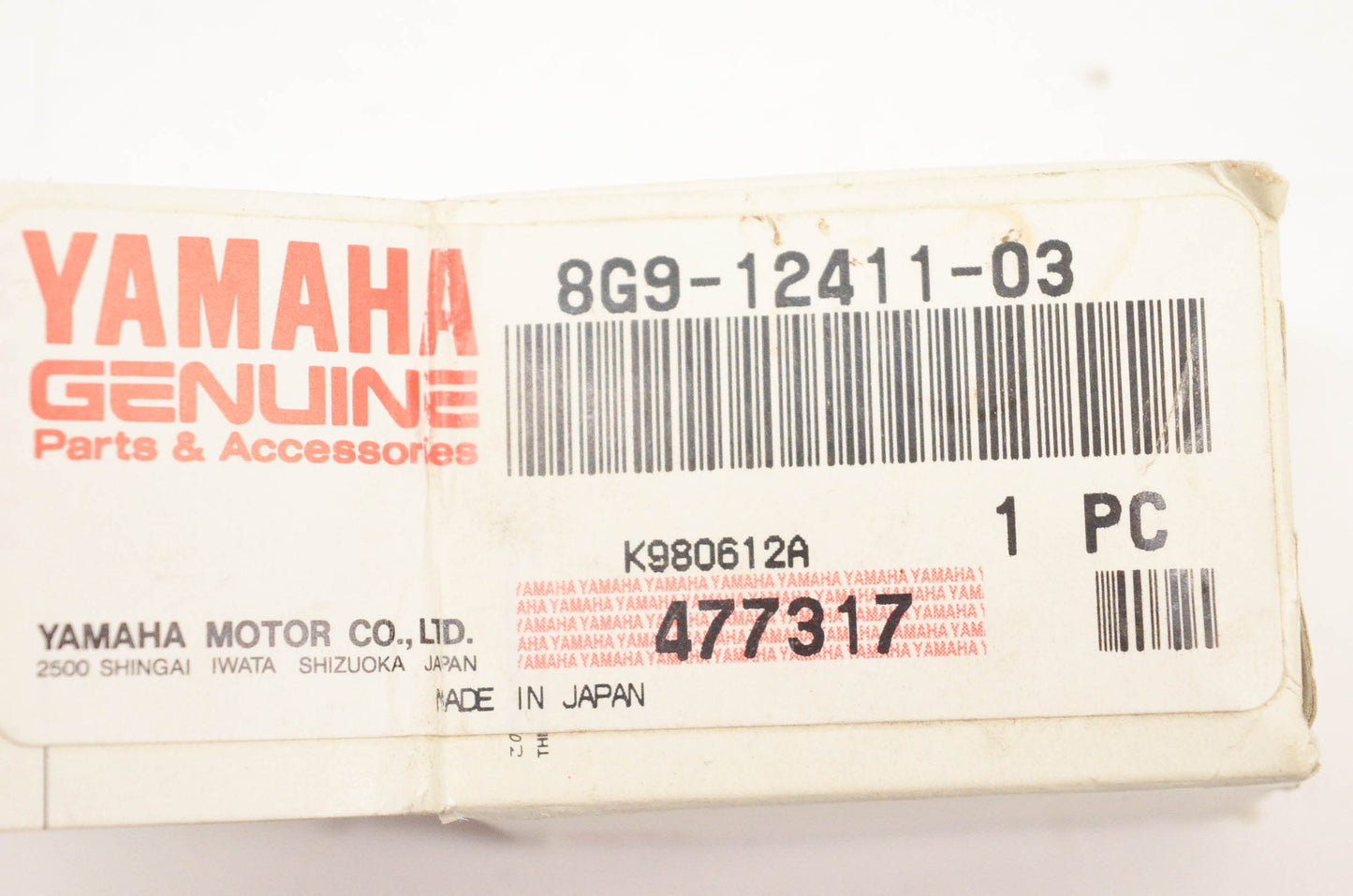 New OEM Yamaha 8G9-12411-03-00 Thermostat NOS